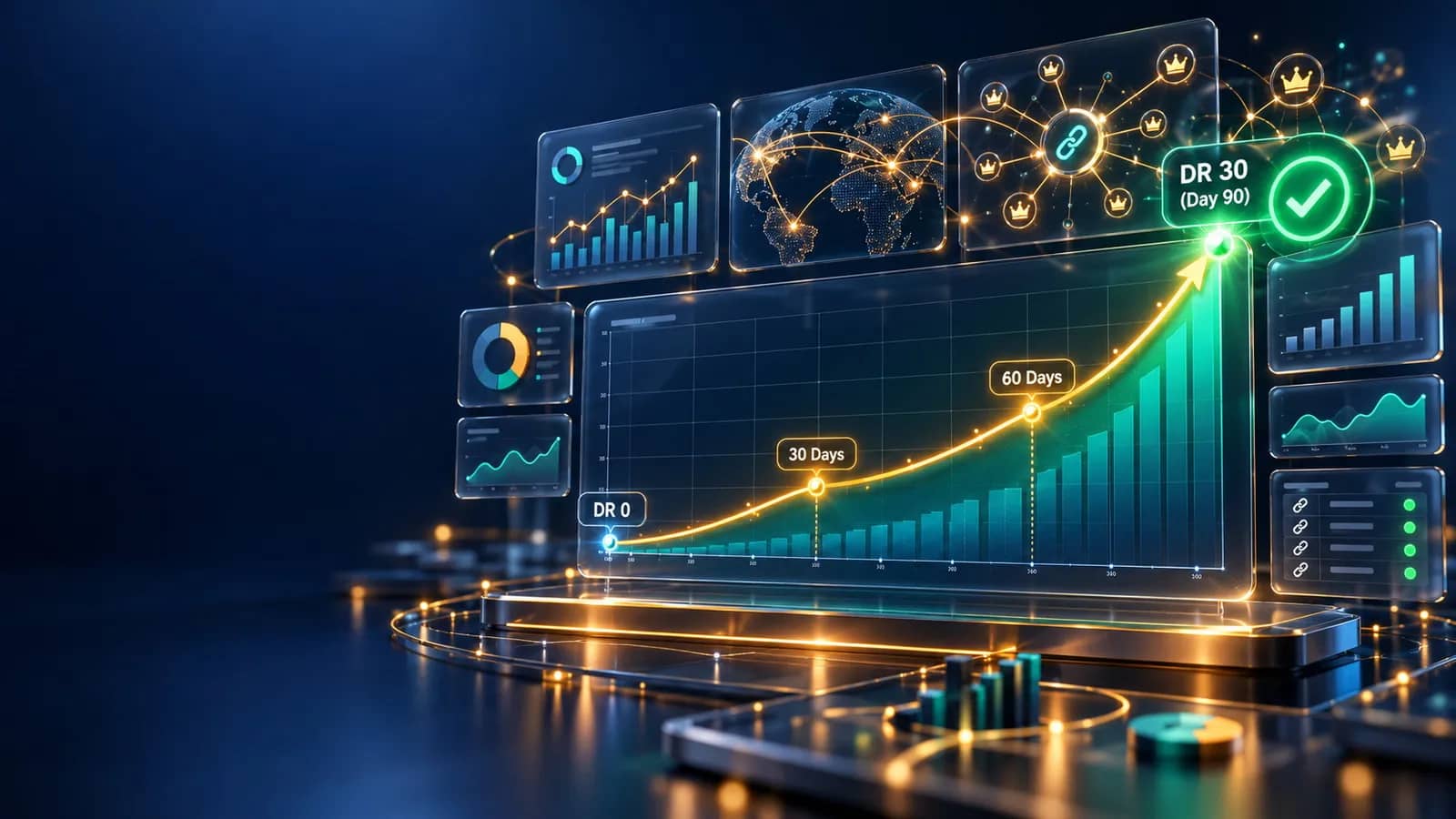 How to Take Your New SaaS Website From DR 0 to DR 30 in 90 Days