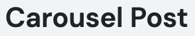 Carousel Post logo