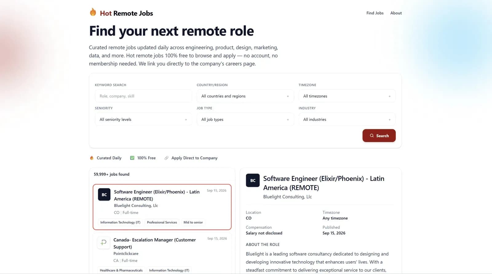 Hot Remote Jobs - Product Image