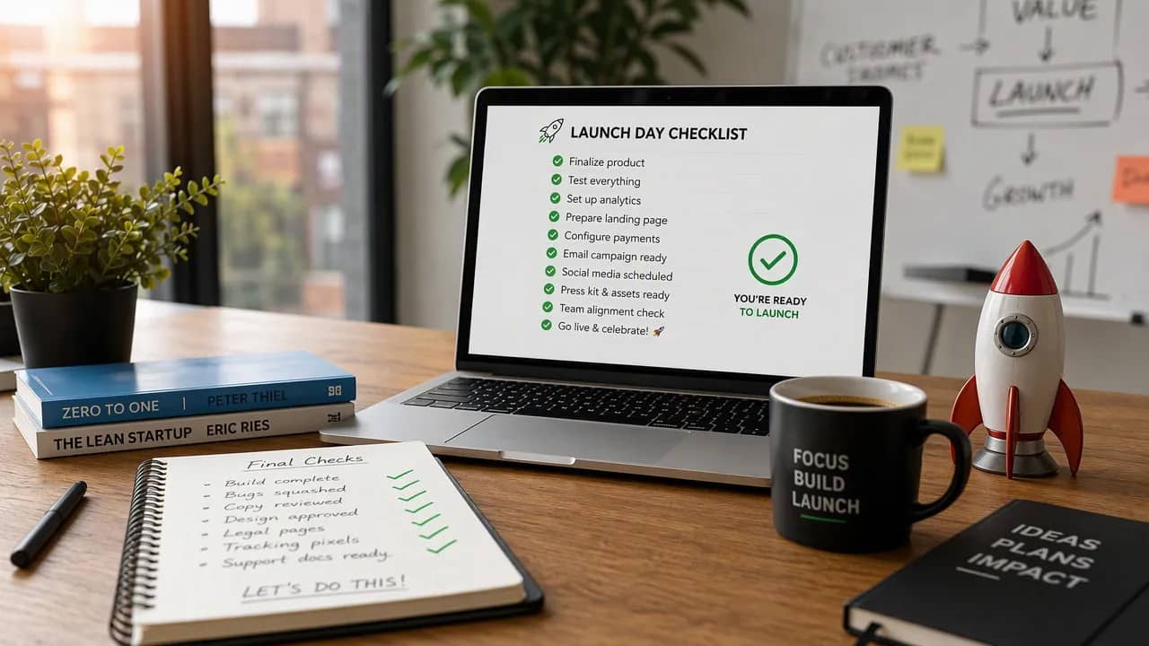 The Complete Startup Launch Day Checklist: Everything You Need to Launch With Confidence