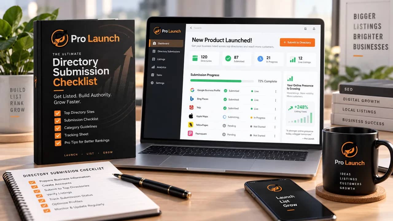 Directory Submission Checklist for New Product Launches