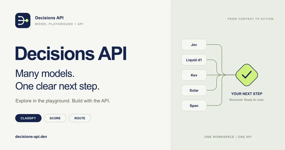 Decisions API logo