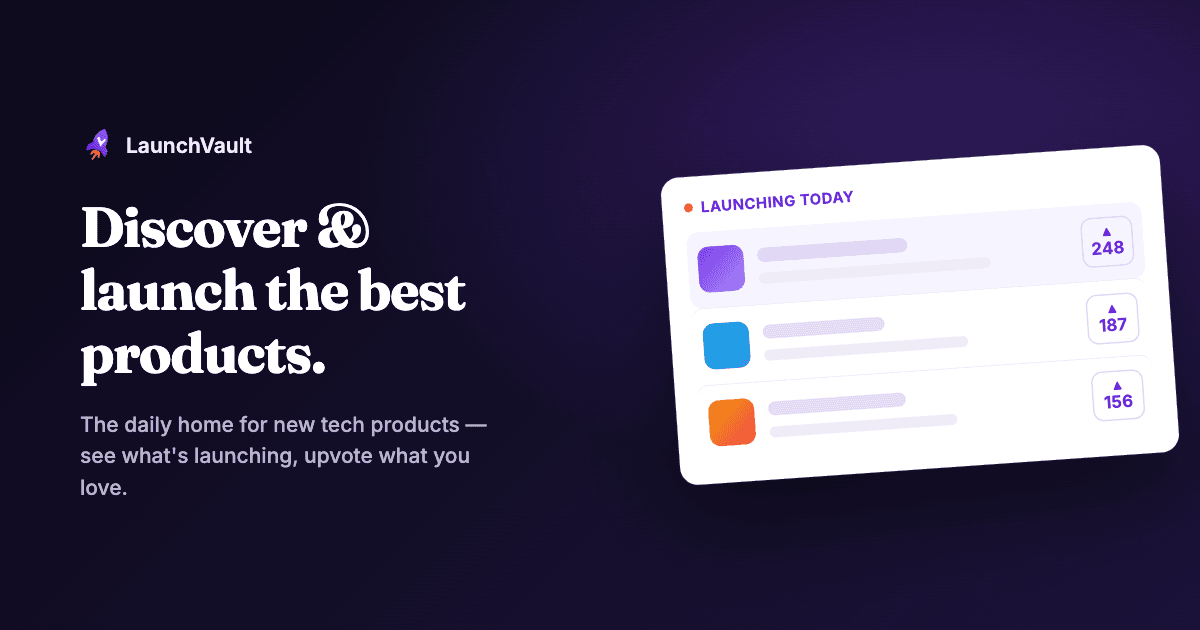 Launch Vault - Product Image