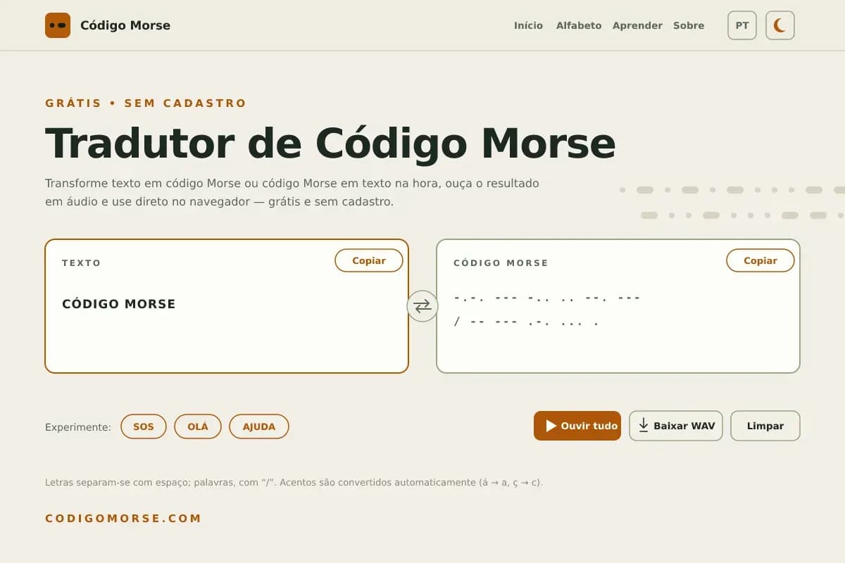 Codigo Morse - Product Image