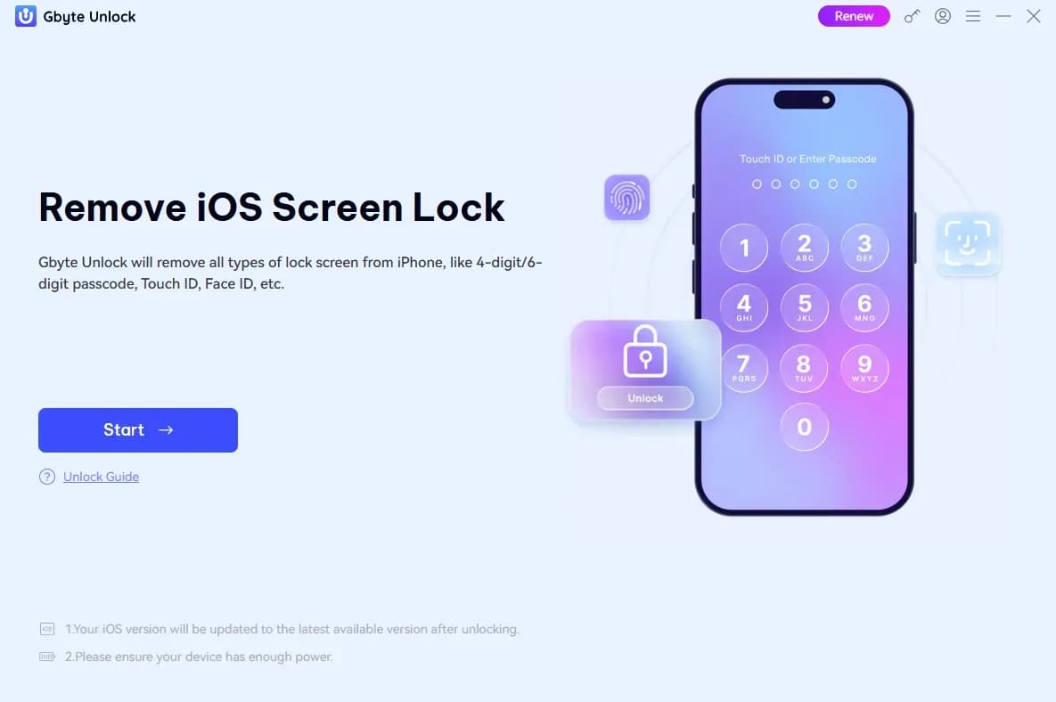 Gbyte Unlock - Product Image