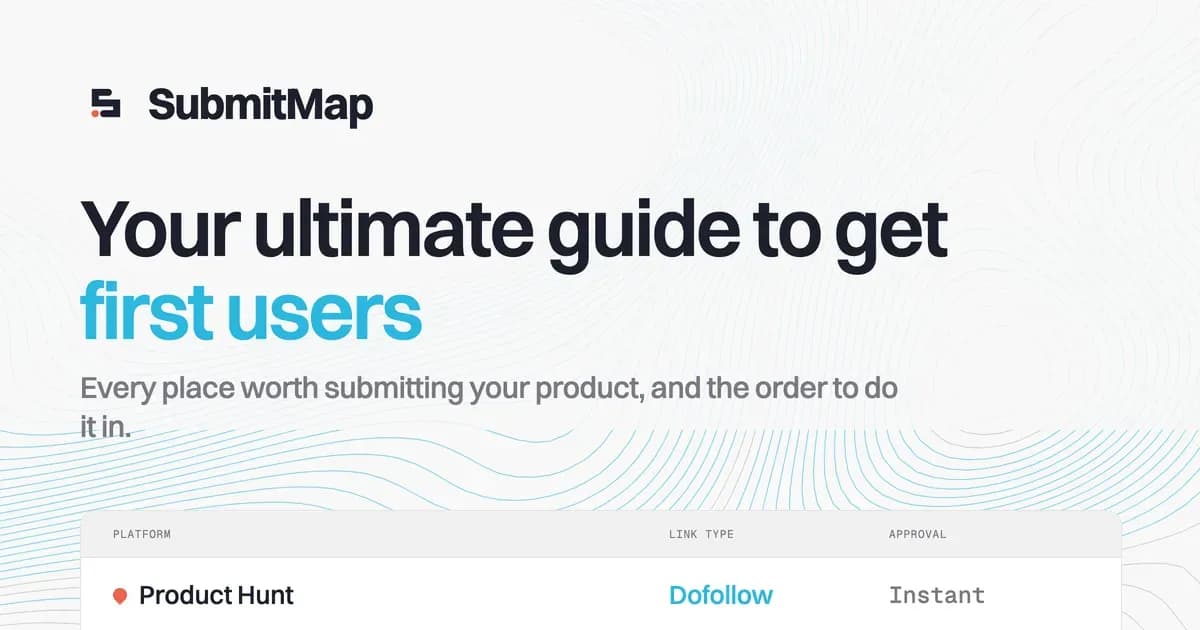 SubmitMap - Product Image