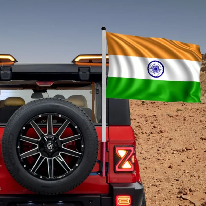 Cross-Model Compatibility in Vehicle Accessories: A Case Study on the Thar Flag Rod - Product Image