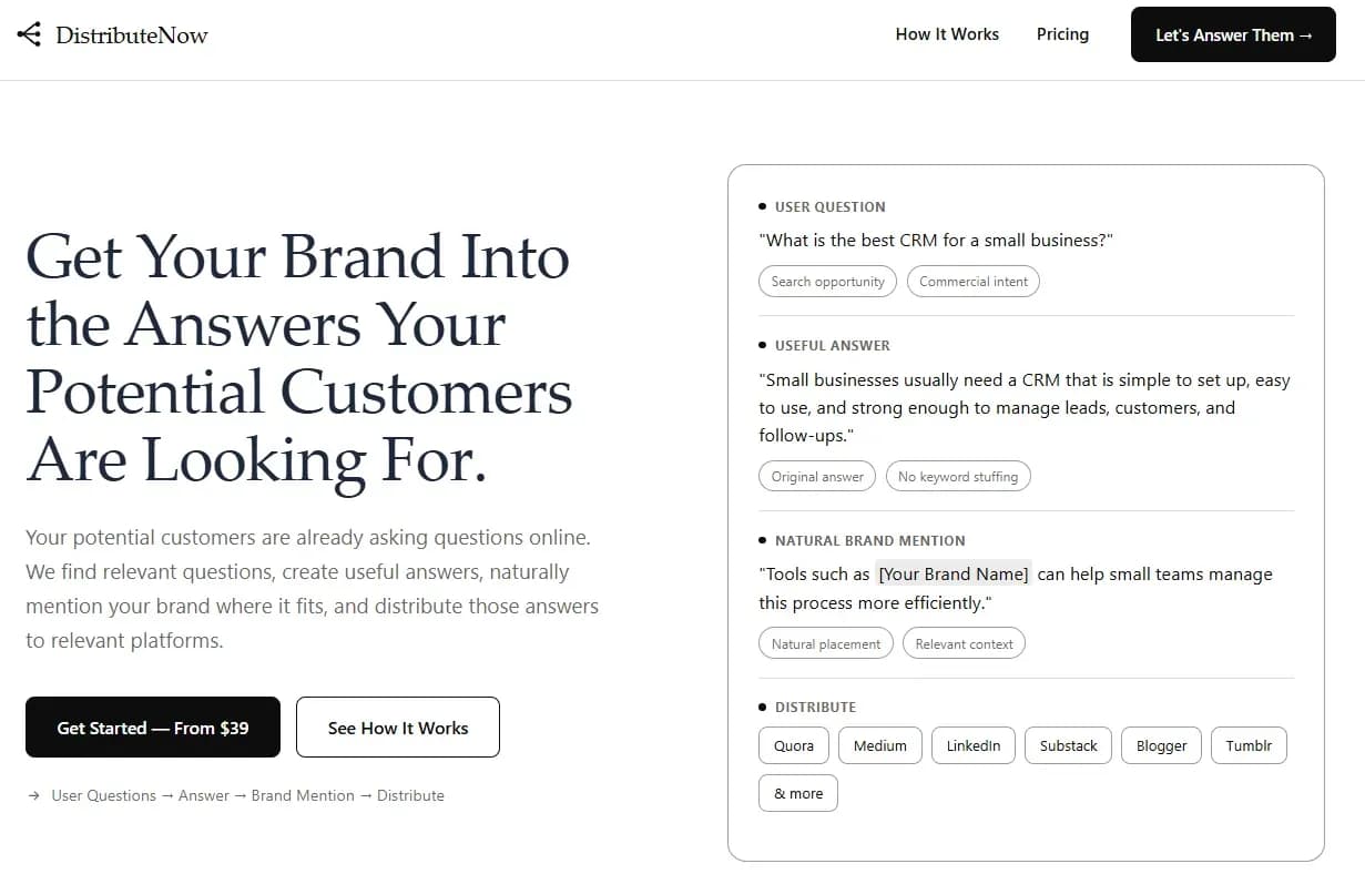 DistributeNow - Product Image