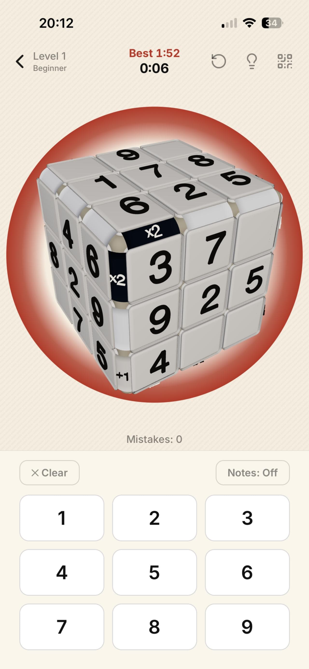 Kropki 3D Sudoku - Product Image