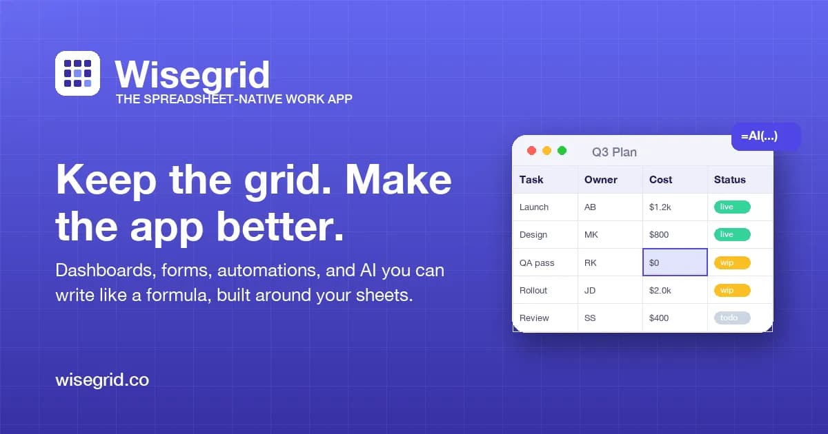 Wisegrid - Product Image