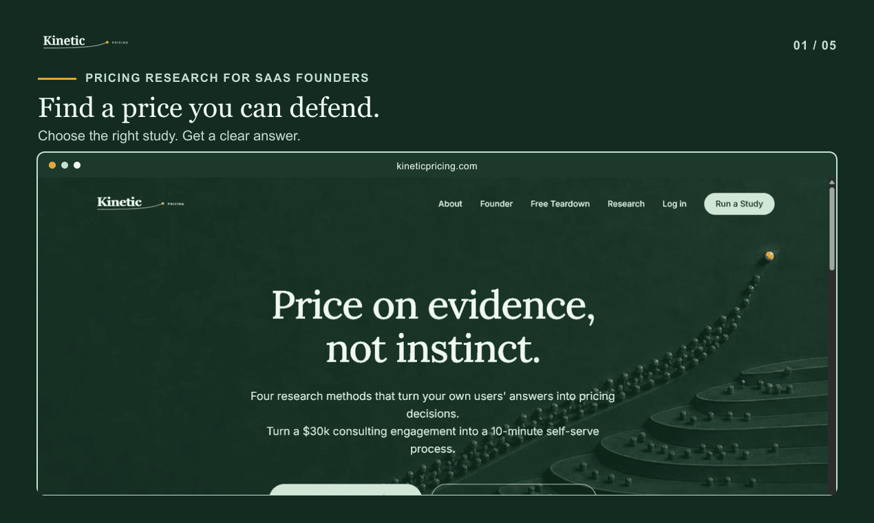 Kinetic Pricing - Product Image