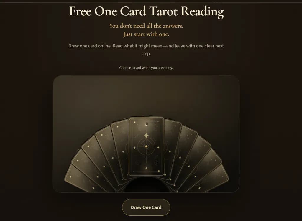 One Card Tarot - Product Image