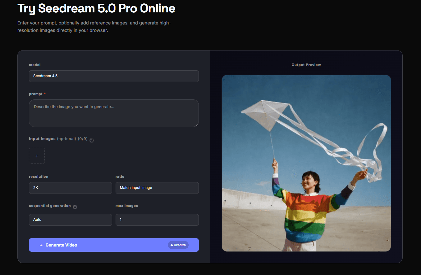 Seedream 5.0 pro - Product Image