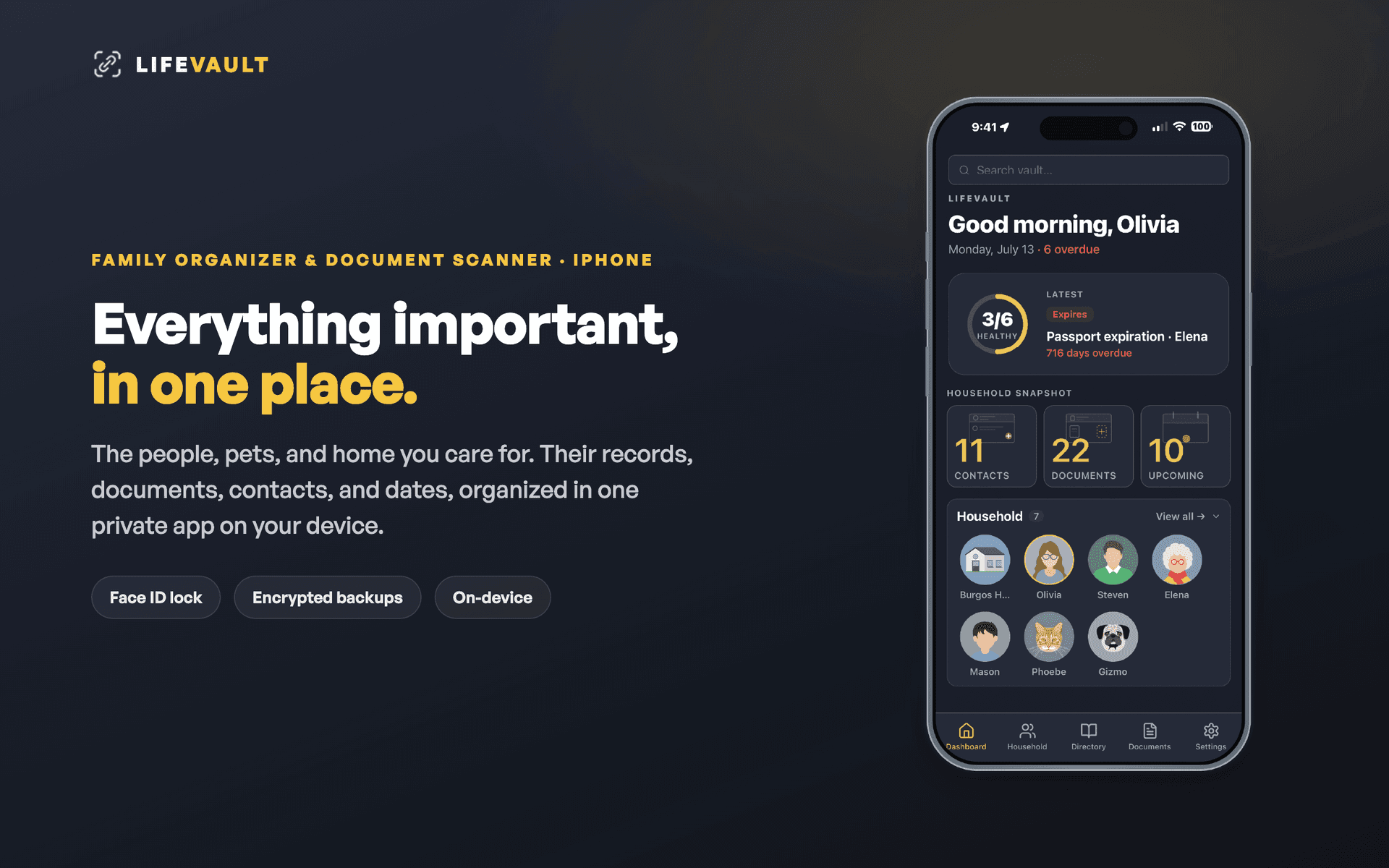 LifeVault - Product Image