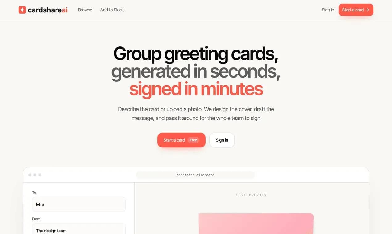 CardShare.ai - Product Image