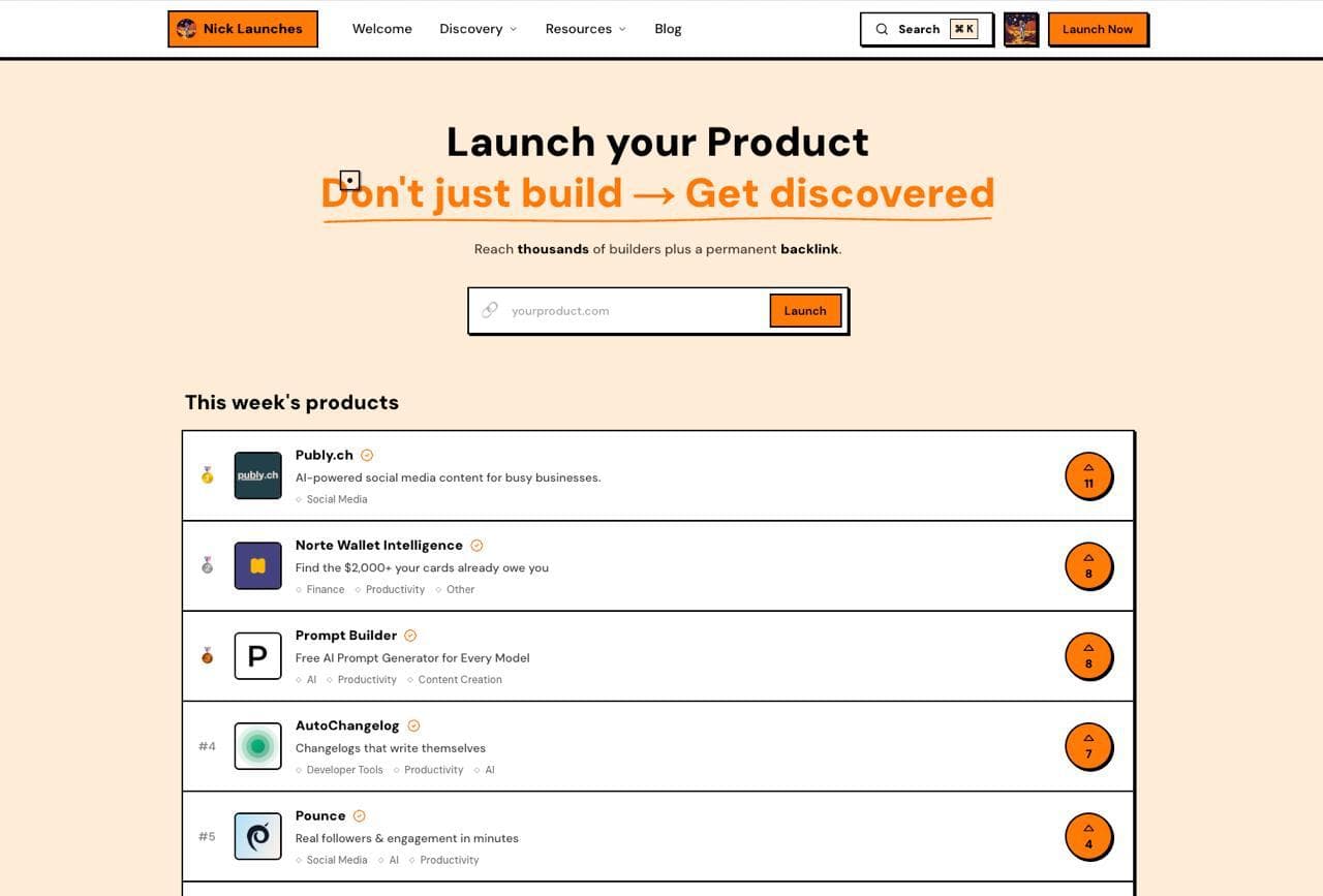 Nick Launches - Product Image