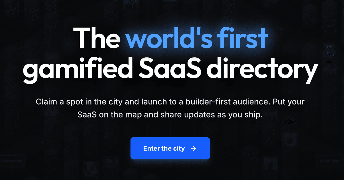 SaaSCity - Product Image