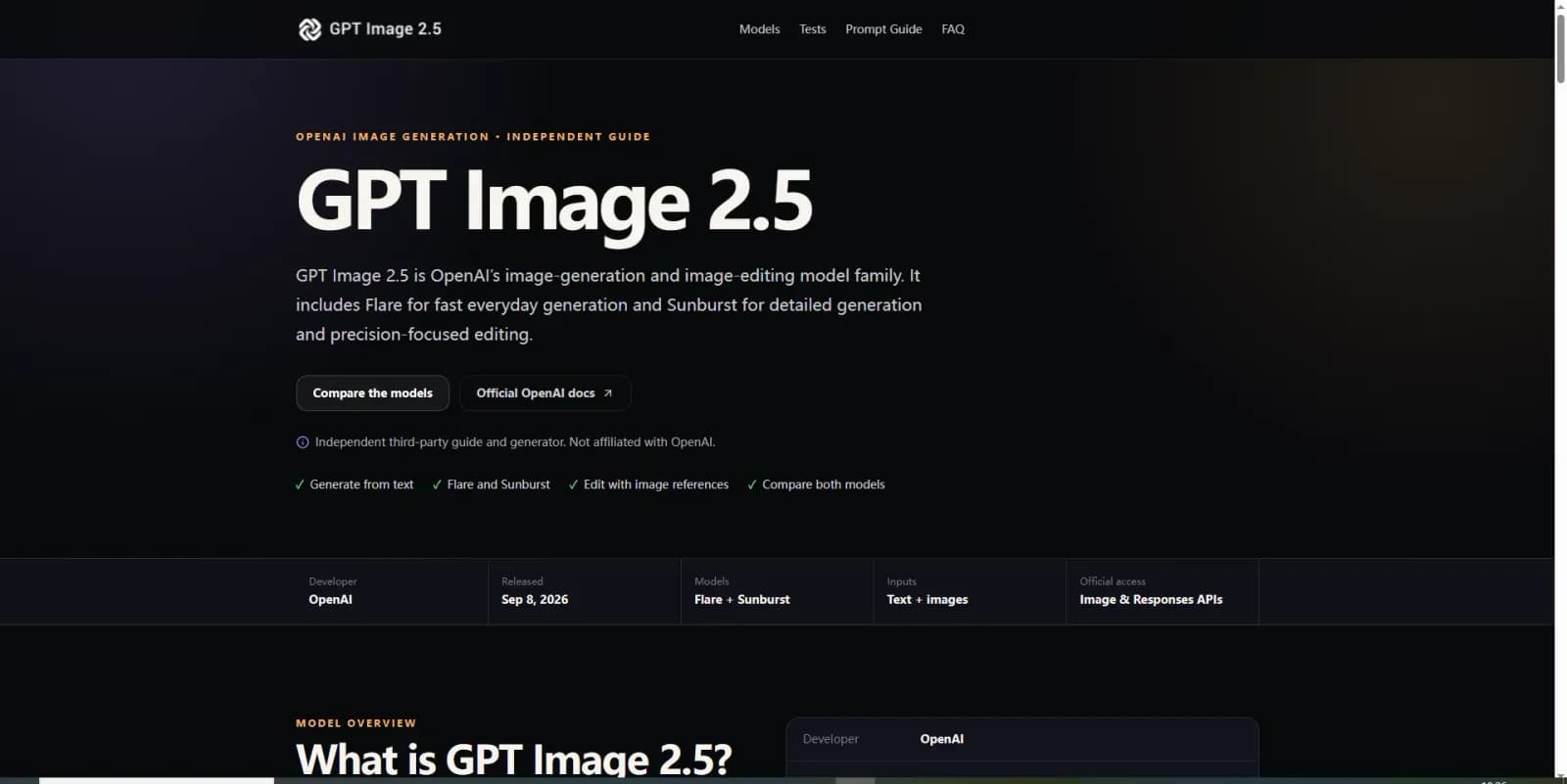 GPT Image 2.5 - Product Image